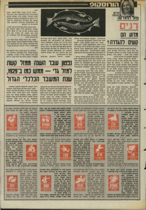 העולם הזה - גליון 2478 - 27 בפברואר 1985 - עמוד 29 | הורוסהוס מרים מזל, החודש: מדוע הם קשים להגדרה? כשרוצים לנסות ולתאר את אישיותם של בני מזל דגים, נדרד״כלל נעצרים לרגע, מזכירים תכונה אחת או שתיים, האמורות לאפיין