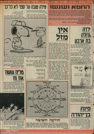 העולם הזה - גליון 2487 - 1 במאי 1985 - עמוד 21 | החט ועונש ! קיבלתי בזמן האחרון שני מיכתבי־תלונה חריפים משני קוראים שונים, המתלוננים על אותו הדבר. הם כותבים לי, כל אחד במילים שלו, שבמשך הזמן הרגלתי אותם שאני