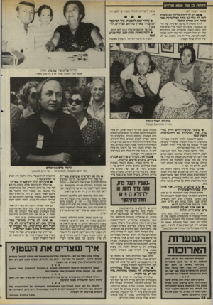 העולם הזה - גליון 2511 - 16 באוקטובר 1985 - עמוד 38 | להיות בן של אנזא פולניה (המשך מעמוד )37 • אם יש לד דעות כל־כך מגובשות למה לא תלך גם אתה לפוליטיקה, כמו אחיד, ח״ם אהרון הראל? זה לא מתאים לי. מיבנה האישיות שלי