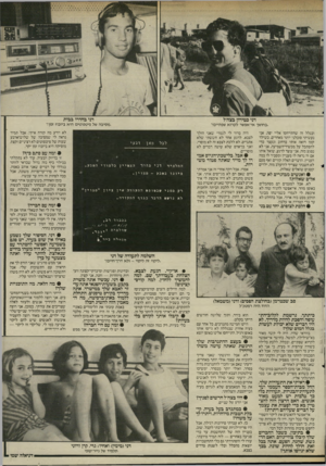העולם הזה - גליון 2515 - 13 בנובמבר 1985 - עמוד 29 | דני בחדרו בבית דני כטירון .מסיגה של פיטפוטים היא ביזבוז זמן!״ .בחושך אי־אפשר לקרוא שפתיים!״ ובגלל זה שהתייחסו אליי יפה, אני נעשיתי סובלני יותר מאחרים. כשילד