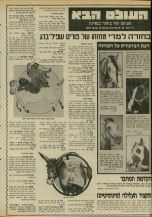 העולם הזה - גליון 2534 - 26 במרץ 1986 - עמוד 42 | ומגלה לחרדתו כי הטקסט שלו נמחק. הוא עובר במהירות לתמונה ).3 תמונה שלישית (כרוז סובב בחוצות שושן הבירה וקורא בקול גדול) כרוז: ככה ייעשה לאיש אשר המלך חפץ ביקרו.