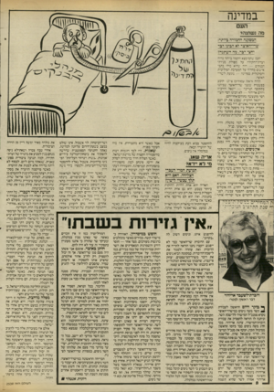 העולם הזה - גליון 2538 - 22 באפריל 1986 - עמוד 8 | במדינה העם מה נשתנה? המסקנה החמורה ביותר: •ברי־האוצר לא הבינו דבר וחצי דבר. מה השתנה? יתכן שיהמימצא החמור ביותר בדוח ועדת־החקירה על מפולת מניות־הבנקים — רוח