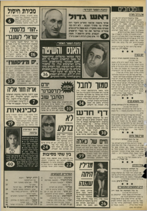 העולם הזה - גליון 2542 - 21 במאי 1986 - עמוד 3 | מכוונים אין דרך חזרה אחרי צ׳רנוביל (העולם הזה .)7.5.86 ההתנגדות לאנרגיה גרעינית היא תופעה מובנת על רקע היחס לכל ההמצאות החדשניות בהיסטוריה האנושית. כזכור, היו