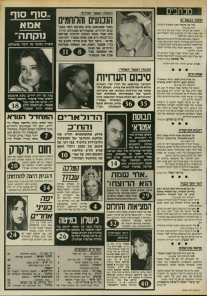 העולם הזה - גליון 2546 - 18 ביוני 1986 - עמוד 3 | מכוזבים ״ס 1ף ס 1ף הלוחמים הנכנעים אמא ננקתה״ בתבזת השער הקידמי: חושד בכ שרים עוד על פרשת ראש השב״ב (העולם הזה .)4.6.86 קראתי את התחקיר שמיר נתן את ההוראה ואני