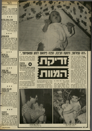 העולם הזה - גליון 2556 - 27 באוגוסט 1986 - עמוד 40 | החי ריבאונז ^ רמת־גן הסביר יו״ר קבוצח כדורסל מקומית, כי הוא מקוון להפעיל את קבוצתו בעונה הקרובה! אבל בינתיים הוא זקוק לשחקנים, לח מנהל קבוצה, למזכירה, למעסה