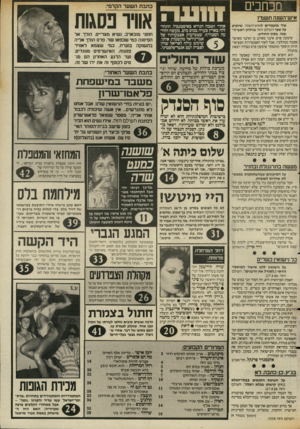 העולם הזה - גליון 2558 - 10 בספטמבר 1986 - עמוד 3 | מכ חכי ם איש־השנה תשמ״ו עוד מועמדים לאיש־השנה. שיופיע על שער העולם הזה בגיליון ראש־ה־שנה, בסוף החודש. שימעון פרס. אינני מאוהב בו ואינני מאושר מכמה ממהלכיו, אבל