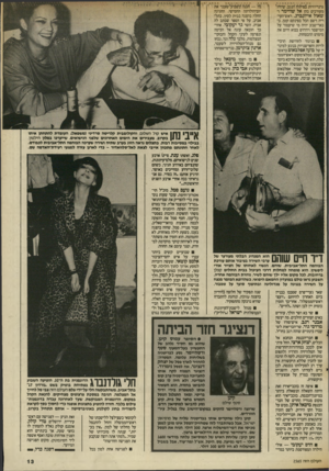 העולם הזה - גליון 2565 - 29 באוקטובר 1986 - עמוד 13 | י לוו — וזלגו מ מ עי שעבר את יום־הולדתה החמישי. החגיגה החלה בהצגה בבית לסין, בתל־אביב, על פי הספר שכתב לה אביה, השר גד יעקובי. אחר־כך הובאה עוגה אל הבימה