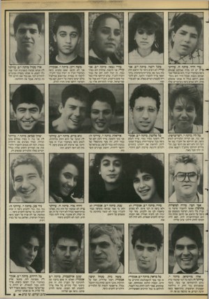 העולם הזה - גליון 2578 - 28 בינואר 1987 - עמוד 9 | סיגל רוטר, כיתה י״ב, אנ כיפה בשיעורי תנ״ן. הוא גס אמר שמי שנוסע בשבת ואוכל חזיר הוא גועל־נפש. דווקא בגלל זה אנחנו שונאים אותו, ולא שמים כיפה בשיעורים שלו!