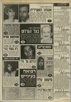העולם הזה - גליון 2579 - 4 בפברואר 1987 - עמוד 3 | מיכחבים ~ סימנים מובהקים על תופעת הירידה (.הנדוו״ ,העולם הזה .)21.1.87 קראתי את מאמרו היפה של אורי אבנרי, תחוב אותו! ונזכרתי במישנתו של הוגה־הדיעות יעקב