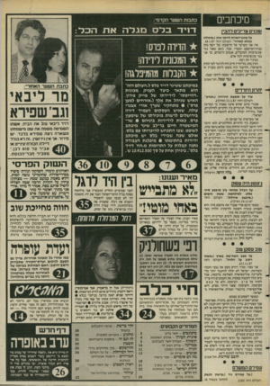 העולם הזה - גליון 2580 - 11 בפברואר 1987 - עמוד 3 | מיכתבים שכנים צריכים להבין על עונש־המוות ליוסף טחן(״מונולוג בכלא קאהיר״ ,העול הזה .)4.2.87 אין אני מערער על הרשעתו של יוסף טחן בבית־המישפט המצרי. אבל, כשם שאני