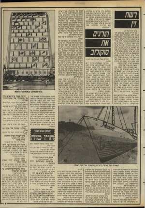 העולם הזה - גליון 2586 - 25 במרץ 1987 - עמוד 19 | הקלטות, חדר שלישי זה תקליטיה, והחדר הרביעי זה המישרד. ככה, פחות או יותר, נראית תחנת־שידור מקומית. את המשדרים ממקמים בכניסה, ואת האנטנות על הגג. ככה זה בעולם.