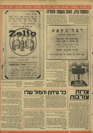העולם הזה - גליון 2600 - 1 ביולי 1987 - עמוד 21 | נוסטלגיה, התרגשות ותודה מה זה כל השטויות האלה לעומת קורא שכותב לך מיכתב ושולח לך מתנה? נעמי לוין כתבה לי, שלקראת הקיץ היא סיידה את ביתה ועשתה .בו סדר. בין