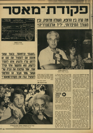 העולם הזה - גליון 2606 - 12 באוגוסט 1987 - עמוד 39 | מה קוה ביו הווכא, העולה מחסיה. וביו השוו הסיבוות; יריד ארנסנדויה? פקודת המאסר ,עקב אי תשלום חוב״... ד״ר נודלמן ואשתו ,בסיביר, מילה זו מילה!״ ^ זיעה הלוהטת