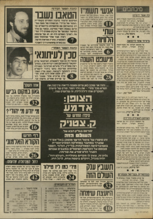 העולם הזה - גליון 2613 - 30 בספטמבר 1987 - עמוד 3 | מיכתבים כה אמר ירמיהו על בחירת איש־השגה תשמ״ז(יועץ הסתרים״ ,העולם הזה .)21.9.87 העולם הזה בחר בעמירם ניר לאיש־השנה. ולפני כן בחרו בו שימעון פרס ויצחק שמיר