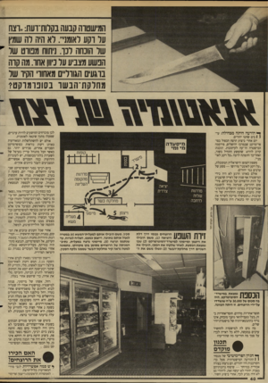 העולם הזה - גליון 2622 - 2 בדצמבר 1987 - עמוד 40 | המישטוה קבעה בקלות־דעת.. :וצח עד וקע דאומנ״ .,לא היה רה שמץ שד הונחה דנו. ניתוח מסרט שר ״ הפשע מצניע על ניוון אחו. מה קוה ברגעים הגורר־ מאחוו הקיר שר