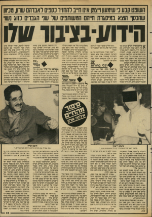 העולם הזה - גליון 2638 - 23 במרץ 1988 - עמוד 35 | השובט קבע כ שימשו ו״צמן אינו ח״ב רהחזיו נסבים לאבוהם שוון, ממון שהכסף הוצא במיסגות חייהם המשותבים שר שני הגברים כזוג נשוי הידו/ו־בגיבור ש17 ס ברהב שיח הגיש