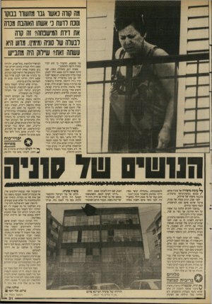 העולם הזה - גליון 2651 - 22 ביוני 1988 - עמוד 31 | מה קווה נאשו גבו מנתעווו ננוקו ונונח רועת נ אשתו האוהבת מנוה את דוח המישנחה? זה קוה ובעלה שו סוניה(מימיו) .מווע היא עשתה זאת? ש״לוק היה מתבייש בני מהצבא,