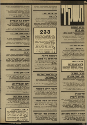 העולם הזה - גליון 2655 - 20 ביולי 1988 - עמוד 10 | שפירא מתכוון לנצל את פסק״הזמן לעסקיו. וככל הנראה יחזור להוביל את רשימת האגודה בבחירות הבאות, בעור ארבע שנים. אתאיסט חובד לרבוים אריה צוקר, חבר מועצת עיריית