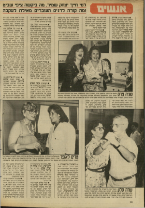העולם הזה - גליון 2663 - 15 בספטמבר 1988 - עמוד 12 | עיתונאית מעריב, אירית רותם, נסעה במכוניתה ברחוב המלך ג׳ורג׳ בתל־אביב, וכשהגיעה לאחד הצמתים המרומזרים היא ראתה לצידה את מכונית־השרד של ראש־הממשלה, כשיצחק שמיר