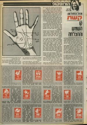 העולם הזה - גליון 2675 - 7 בדצמבר 1988 - עמוד 33 | מרים בניחיו מזל החודש: מעודו השמש וההצלחה בני מזל קשת ידועים כאנשים המבורכים במזל. גם כאשר הם נתקלים בקשיים ובסי בוכים במרוצת חייהם, יש להם סיכוי לצאת מהם