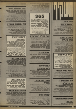 העולם הזה - גליון 2679 - 4 בינואר 1989 - עמוד 8 | ה שיר ה מו שמע ביו ת ר השיר המושמע ביותר ברדיו בשנת 1988 הוא שירה של ריטה ״אני חיה מיום ליום״ .השיר הושמע 293 פעמים בכל רשתות-השידור, וצבר 1172 דקות-שידור. חרי