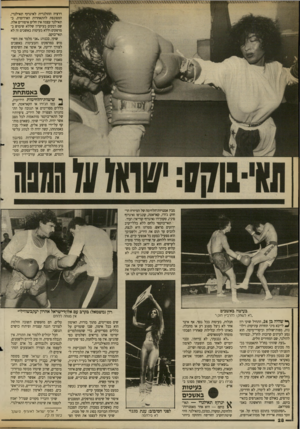 העולם הזה - גליון 2691 - 29 במרץ 1989 - עמוד 28 | דרציה ההולנדית לאיגרוף תאילנדי, המסונפת להתאחדות האירופית. בתאילנד עצמה איו חלים איסורים אלה. שם דבקים בעיקרון שללא שימוש במרפקים וללא בעיטות באשכים זה לא