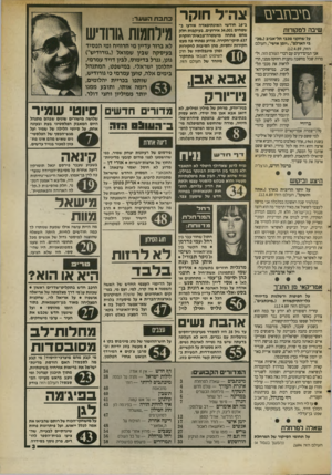 העולם הזה - גליון 2694 - 18 באפריל 1989 - עמוד 3 | \זיב\זבי ם שיבה למקורות ציון צפריר, ה עולם הז ה על שחקני מכבי תל־אביב(״מכ בי הארלם״ ,״יומן אישי׳ /העולם הזה.)12.4.89 , אני תמים־דעים עם דברי השלם הזה. ולמרות