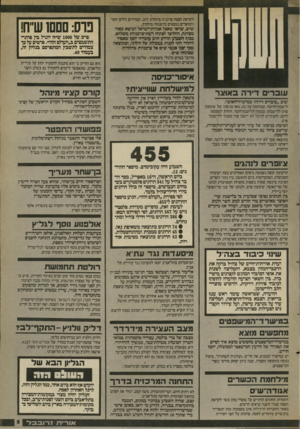 העולם הזה - גליון 2694 - 18 באפריל 1989 - עמוד 5 | לקראת הפסח צרכניה מיוחדת לתג. המחירים זול ש יותר והמוצרים נמצאים בהשגחה מיוחדת. ש״ס, שיאו שאצל אגודת־ישראל הנושא מאוד מפותח, החליטו לפתוח רשת־צרבניות משלהם.
