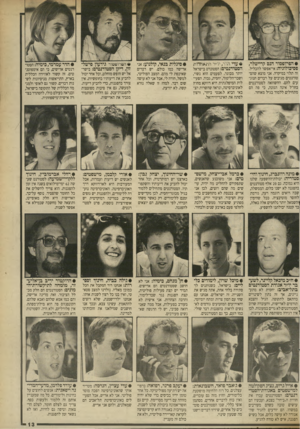 העולם הזה - גליון 2698 - 17 במאי 1989 - עמוד 13 | • הפרופסור הנס קרייטלר, פסיכולוגיה: אי־אפשר להכליל. זה תלוי במיקרה. אני מוצא שהסטודנטים מגיבים על דברים הנוגעים להם. ההשוואה לסטודנטים בחו״ל אינה הגונה, כי פה