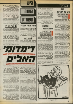 העולם הזה - גליון 2717 - 27 בספטמבר 1989 - עמוד 6 | בנז ר עגז העם אש על הכרמל * מאז ימי הנביא אליה!. הכרמל חשוף לאש. זוהי אזהרה. את סוף שנת תשמ״ט האירו הלהבות של יערות הכרמל. מה שלא עשתה שנה שלמה של אינתיפאדה,