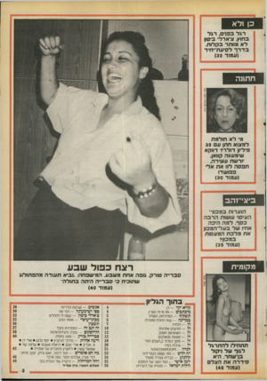 העולם הזה - גליון 2721 - 25 באוקטובר 1989 - עמוד 3 | כן ול א רגל בפנים, רגל בחוץ. ציארלי ביטון לא מוותר בקלות. בדרך לסיעת־יחיד (עמוד )32 מי לא חולמת למצוא חתן ע 35 מיליון דו ל ר? דווקא שימעונה קוואן, יורשת עשירה,