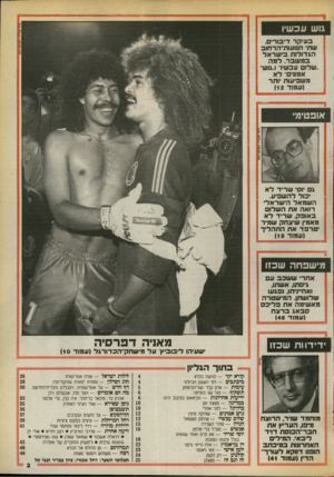 העולם הזה - גליון 2722 - 1 בנובמבר 1989 - עמוד 3 | גוש עכשיו ב עי קר דיבורי ם. שת תנועות־הרחוב הגדולו ת בי שראל במשבר. למה ״שלום עכשיו״ ו״גוש־אמונים״ משפיעות יותר (ע מוד ) 12 גם יוסי ש רי דלא יכול להשפיע. השמאל