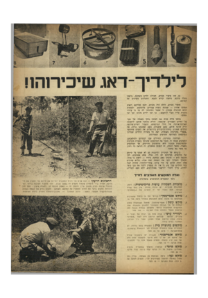 העולם הזה - גליון 656 - 18 במאי 1950 - עמוד 3 | לילדיך־דאג שיכירוהו! כן, זהו סיפור מבוים. חבורת ילדים משחקת. מישהו מגלה מוקש. מישהו קורא לצבא. החבלנים מפרקים או/ המוקש. סיפור מבוים. לולא היה מבוים, יתכן