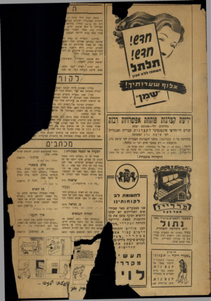 העולם הזה - גליון 659 - 8 ביוני 1950 - עמוד 13 | מאשר, זקצוי, מרח׳ ארנון ,17 תלמידת הסמינדיון למורים בתל־א היא בת 16 !/2ובחרה בהיראה קאריירה בי היא אוהבת ילד ם. בוגרת בית ד,נ!פר העממי המרק אביה עובד בבית