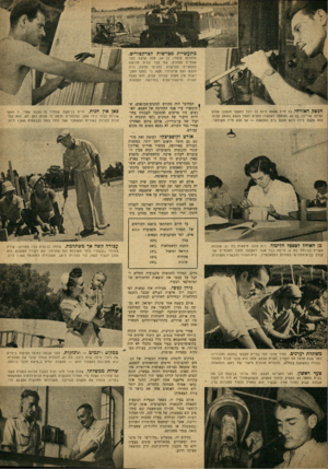 העולם הזה - גליון 682 - 23 בנובמבר 1950 - עמוד 5 | מתעשיית מברשות לטרקטורים. .מתתיהו קהמדי, בן ,24 עלה ארצה לפני שנתיים מטוניס, שם עבד בבית חרושת לתעשיית מברשות. בהגיעו ארצה, גויס לצבא ועם שיחרורו מצא כי בענף
