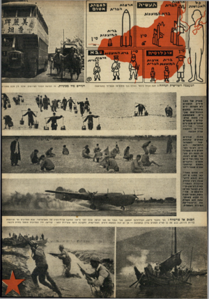 העולם הזה - גליון 685 - 14 בדצמבר 1950 - עמוד 5 | המעצמההשלישיתהגדולהו העם הגדול ביותר בעולם בעל פוטנציאל תע שייתי כמעט אפסי. רג ליי ם מו ל מכוניות. זה המראה המוכר לאירופים. אולם סין אינה שאנג־ה! אמדי״ והו קא