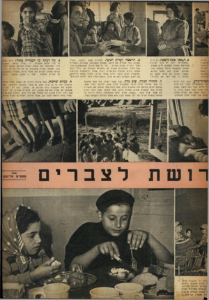 העולם הזה - גליון 689 - 11 בינואר 1951 - עמוד 9 | :תורים ות לבן— ׳יין אינם יתומים. ז. בעצם לרשותם, פח נוצץ. . 2ה״אס״ פונה ללשכה. יש ילדים .מאושרים״ יותר, יש להם קרובים שהביאום במרבד הקסמים. לרוב, אנשים שאינם