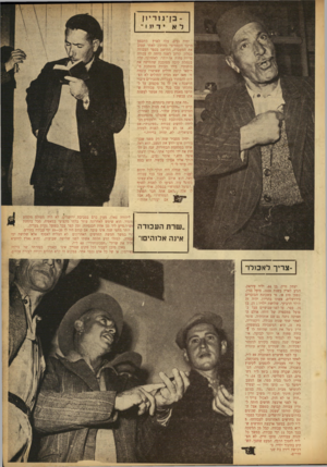 העולם הזה - גליון 801 - 5 במרץ 1953 - עמוד 5 | יחיה נעים, עלה לארץ במבצע מרבד הקסמים״ מתימן. לאחר שעזב את המעברה, התישב בכפר העבודה כסלון. קרוב לשנה היתה לו עבודה סדירה פחות או יותר. לאחרונה, חלה במחלת קיבה