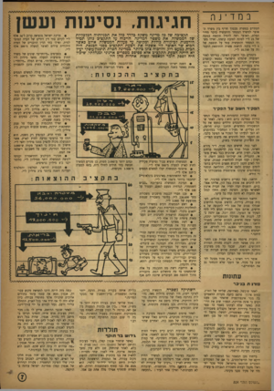 העולם הזה - גליון 804 - 26 במרץ 1953 - עמוד 7 | הסתיים בפשרה סכסוך חריף בין משרד האוצר למשרד המסחר והתעשיה בדבר מחיר המלט. האוצר רצה להטיל תוספת בגובה של 15ל״י לטונה לטובת קופתו, ואילו משרד המסחר והתעשיה עמד