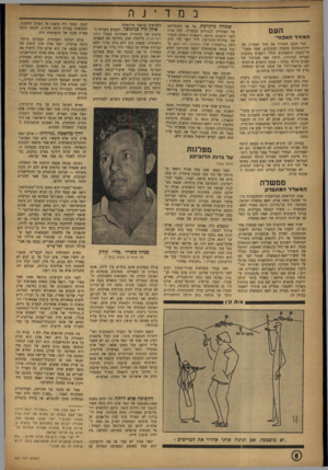 העולם הזה - גליון 857 - 25 במרץ 1954 - עמוד 6 | במד ־ jף. העם המחיר האכזר הרי הנגב החזירו את ההד האחרון של יריות-הרצח במעלה העקרבים, שעה שאקד־חי־הפקק הראשונים החלו רועמים בחוצות הערים הגדולות. היתר. זאת