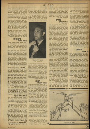 העולם הזה - גליון 861 - 22 באפריל 1954 - עמוד 8 | במדינה (המשך מעמוד )6 תבעו השתתפות ממשלתית של 2.750.000ל״י והענקת הלוואה של 1,5רוליון ל״י לכיסוי גרעון האוניברסיטה. חכ״י הועדה הרגילים למיליונים לא נבהלו