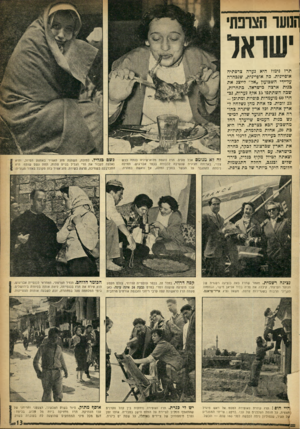 העולם הזה - גליון 964 - 5 באפריל 1956 - עמוד 13 | תנוער הצונח׳ ישראל וזרז נימוז היא נערה צרפתיה אופיינית. כה אופיינית, שנבחרה על־ידי השבועון ״אד״ לייצג את כנות ארצה בישראל. כתחרות, שכה השתתפו 15 אלף נערות,
