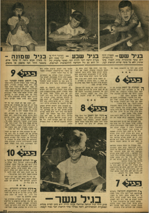 העולם הזה - גליון 977 - 5 ביולי 1956 - עמוד 11 | 111 בגיל שש מצטיין הילד בתוקפנותו. כדג• מקיצוניות מחת הוא לשניה שותיו, ללא כל סיבה שהיא הנראית לעין. להיות טוב יותר או להתאכזב כאשר חל השלב החדש הסוער. ן *
