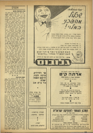 העולם הזה - גליון 983 - 15 באוגוסט 1956 - עמוד 16 | אנשים /מ ל׳ הר:/>!631 טיס ב שי ט ת מוזס הרכבת הכדור 1מ״מ ( £א1י ) 1נעשית מעתה במכונה אוטומטית בתנועה סלילית מהירה ולא על־ידי דפיקה, כנהוג בייצור עטים אחרים.